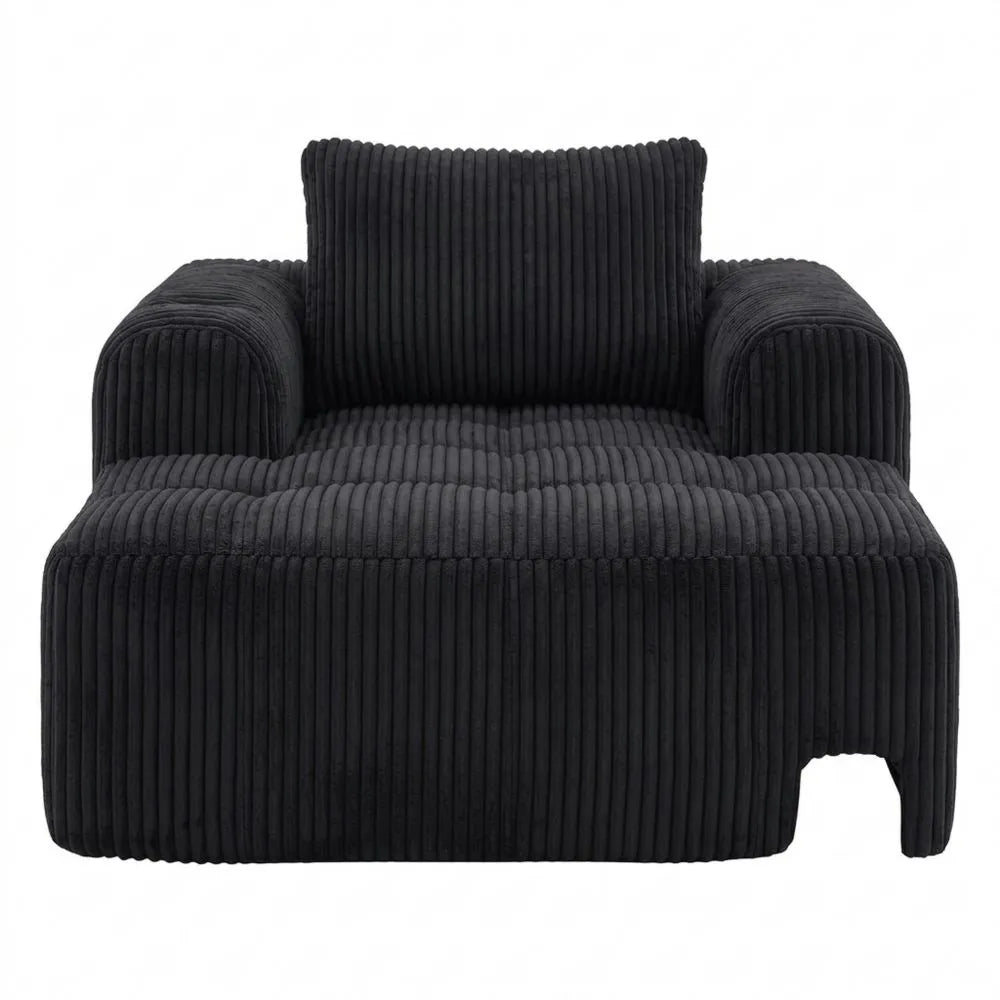 Bequemes Sofa mit Schlaffunktion, inklusive Kissen und Seitentaschen