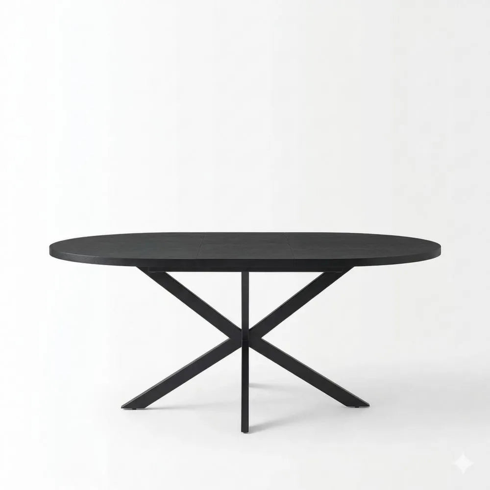 Runder Esstisch 120 cm, ausziehbar bis 160 cm, modernes Design