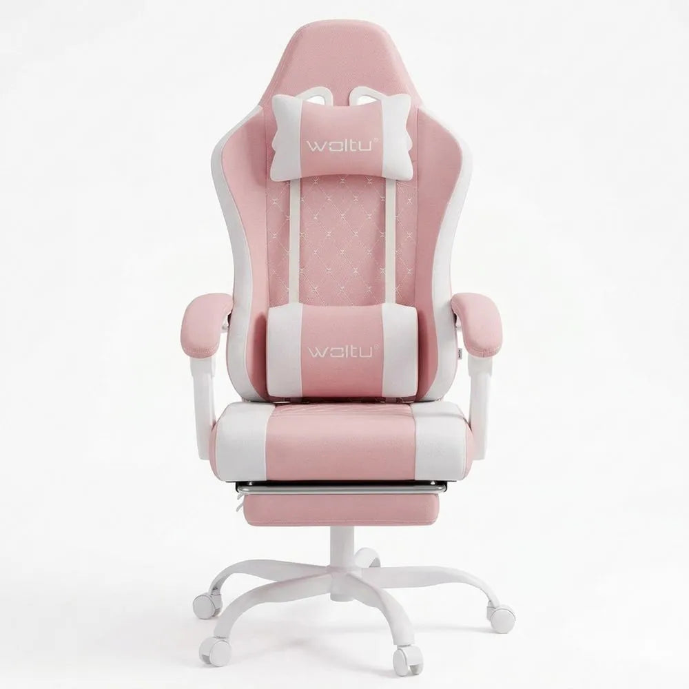 Ergonomischer Gaming-Stuhl mit Massage und Fußstütze bis 150 kg